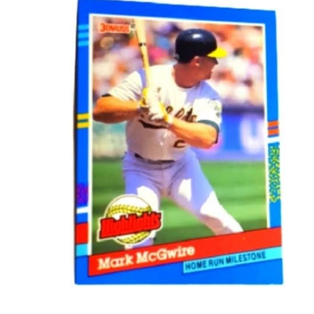 1991 Donruss Mark McGwire MLB Trading Card #BC-9 Error Card
